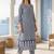 Women Printed Regular Pure Cotton Kurta with Trousers