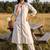 Women Floral Embroidered Regular Thread Work Pure Cotton Kurta with Trousers