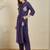 Women Ethnic Motifs Embroidered Pleated Thread Work  Cotton Kurta with Trousers
