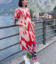 Women Ethnic Motifs Printed Cotton Kurta with Trousers