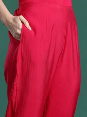 Ethnic Motifs Embroidered Kurta with Trousers & With Dupatta 3