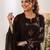 Women Floral Embroidered Regular Thread Work  Cotton Kurta with Trousers & With Dupatta