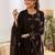 Women Floral Embroidered Regular Thread Work  Cotton Kurta with Trousers & With Dupatta