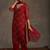 Bandhani Printed Straight Sequinned Work Kurta With Trousers & Dupatta