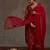 Bandhani Printed Straight Sequinned Work Kurta With Trousers & Dupatta