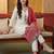 Women Ethnic Motifs Printed Regular Thread Work Kurta with Trousers & With Dupatta