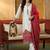 Women Ethnic Motifs Printed Regular Thread Work Kurta with Trousers & With Dupatta