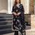Women Floral Printed Regular Sequinned  Cotton Kurta with Trousers & With Dupatta
