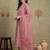 Women Floral Embroidered Regular Thread Work Kurta with Trousers & With Dupatta