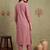 Women Floral Embroidered Regular Thread Work Kurta with Trousers & With Dupatta