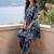 Women Floral Printed Empire  Cotton Kurti with Trousers