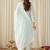 Women Ethnic Motifs Embroidered Regular Thread Work  Cotton Kurta with Trousers & With Dupatta