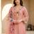 Women Floral Embroidered Regular Thread Work Kurta with Trousers & With Dupatta