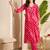 Women Leheriya Printed Regular Kurta with Trousers