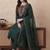 Women Floral Embroidered Regular Thread Work Kurta with Trousers & With Dupatta
