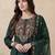 Women Floral Embroidered Regular Thread Work Kurta with Trousers & With Dupatta
