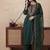 Women Floral Embroidered Regular Thread Work Kurta with Trousers & With Dupatta
