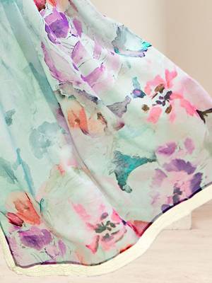 Women Floral Embroidered Regular Thread Work Kurta with Trousers & With Dupatta 3