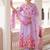 Women Floral Printed Tiered  Cotton Kurta with Trousers & With Dupatta