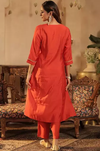Women Ethnic Motifs Printed Kurta with Trouser& With Dupatta
