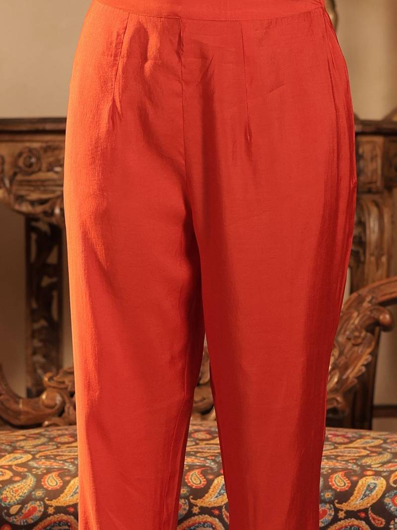 Women Ethnic Motifs Printed Kurta with Trouser& With Dupatta