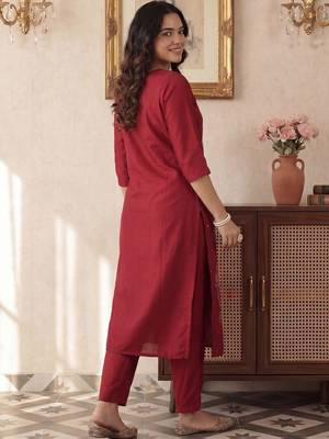 Women Paisley Printed Regular Kurta with Trousers & With Dupatta 4