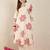 Floral Printed  Cotton A Line Kurta With Trousers