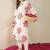Floral Printed  Cotton A Line Kurta With Trousers