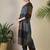 Adults-Women Colourblocked A-Line Kurta with Trousers