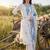 Women Floral Embroidered Regular Thread Work  Cotton Kurta with Trousers & With Dupatta