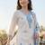 Women Floral Embroidered Regular Thread Work  Cotton Kurta with Trousers & With Dupatta