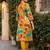 Women Ethnic Motifs Printed Regular  Cotton Kurta with Trousers