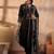 Women Embroidered  Cotton Kurta With Trousers & Dupatta Kurta Sets