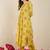 Women Floral Printed Pleated  Cotton Kurta with Trousers