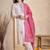 Women Ethnic Motifs Embroidered Regular Thread Work  Cotton Kurta with Trousers & With Dupatta