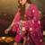 Floral Printed Sraight Thread Work  Cotton Kurta With Trousers & Dupatta