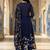 Floral Printed Pleated Beads and Stones  Cotton Kurta With Trousers & Dupatta