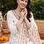 Women Ethnic Motifs Embroidered Regular Thread Work  Cotton Kurta with Trousers & With Dupatta
