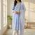 Women Printed Regular Linen Kurta with Trousers & With Dupatta