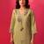 Women Floral Embroidered Regular Thread Work Kurta with Trousers