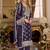 Ethnic Motifs Embroidered Zari Organza Straight Kurta & Trousers With Dupatta