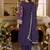 Ethnic Motifs Embroidered Zari Organza Straight Kurta & Trousers With Dupatta