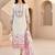 Women Floral Embroidered Regular Thread Work Linen Kurta with Trousers & With Dupatta