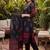 Women Ethnic Motifs Printed Regular Thread Work  Cotton Kurta with Trousers & With Dupatta