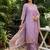 Women Floral Embroidered Regular Thread Work Kurta with Trousers & With Dupatta