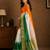 Multicolor kora organza jacquard soft digital print saree with un-stitched blouse