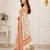 White color linen cotton digital printed saree with un-stitched blouse