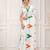 White color linen cotton digital printed saree with un-stitched blouse