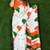 White color linen cotton digital printed saree with un-stitched blouse