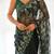 Green shimmer embroidered sequins work heavy look ethnic saree with blouse